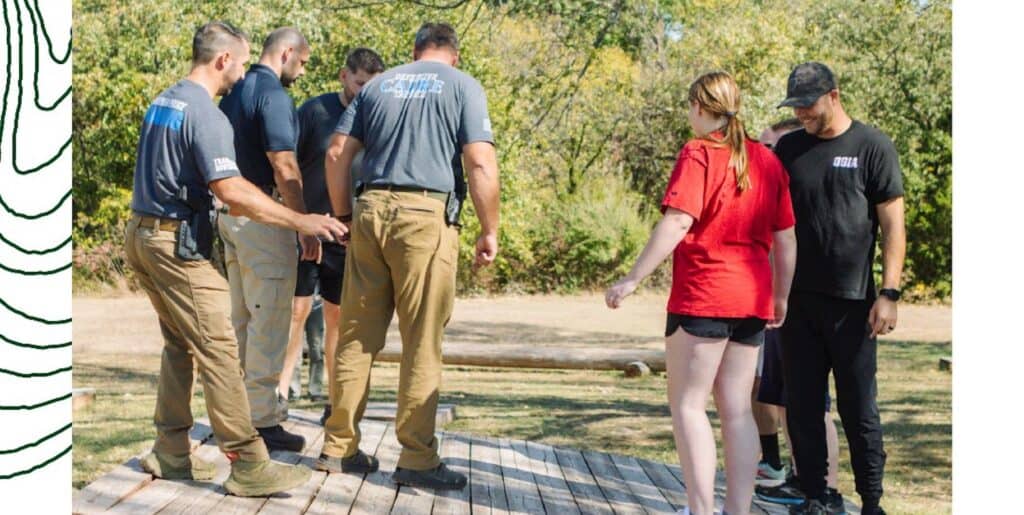 The pros of team building are improved communication and productivity. The few cons of team building are the cost and time.