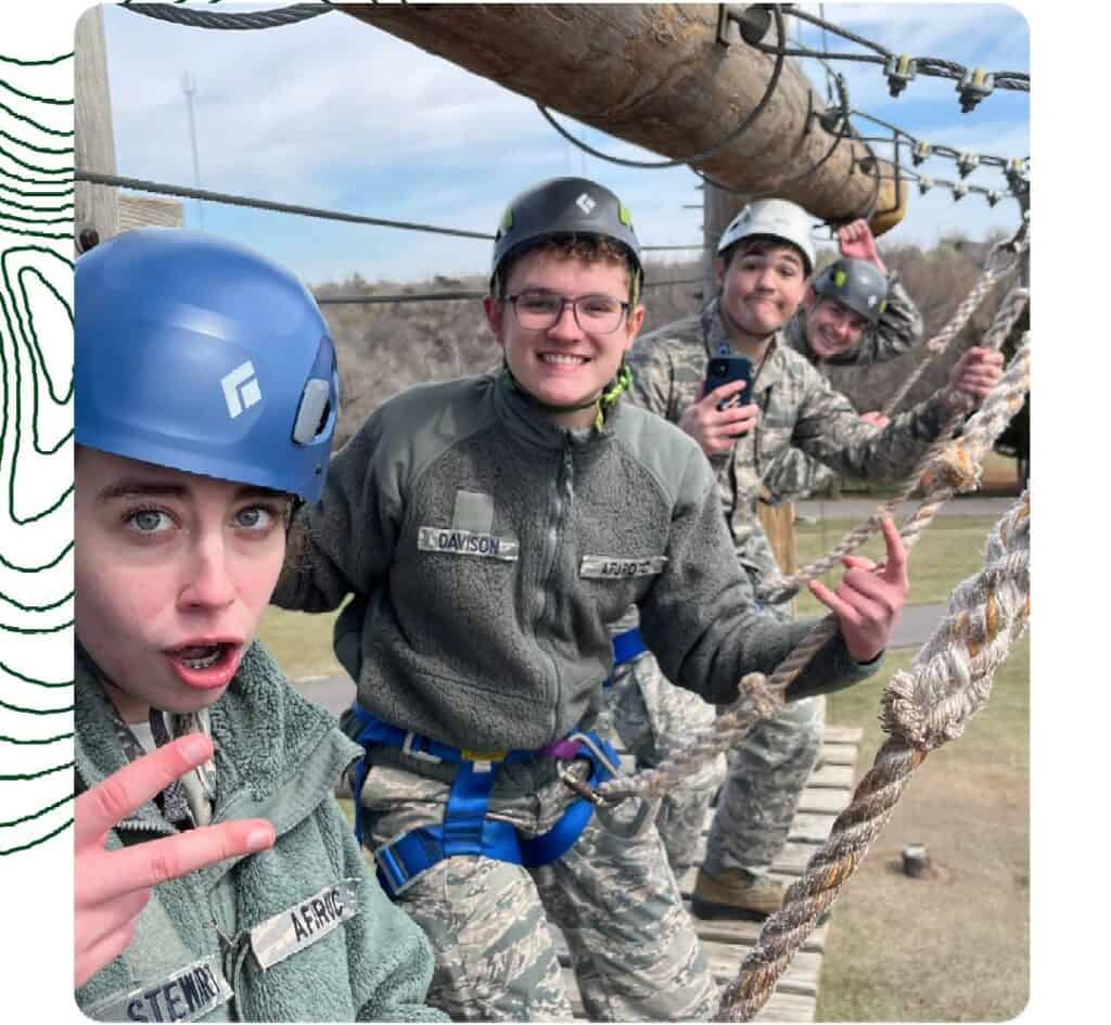 Shiloh Adventures offers ziplining and ropes course experiences with clear views and comfortable, cool-weather activities.